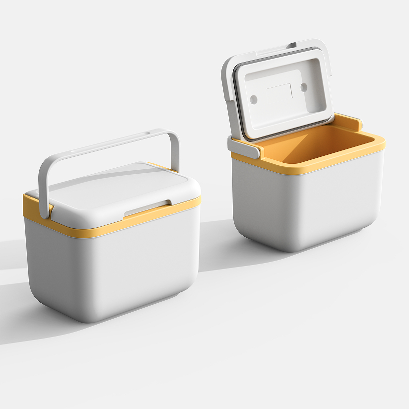 6L PP EPS Hard Plastic Cooler Box with Sealing Ring